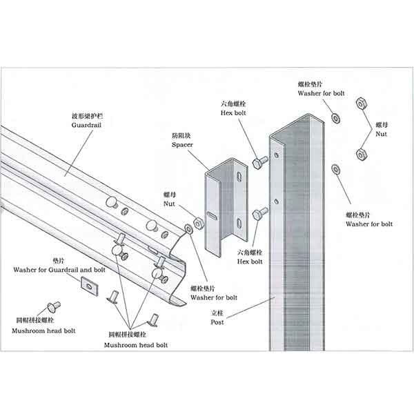 护栏U柱