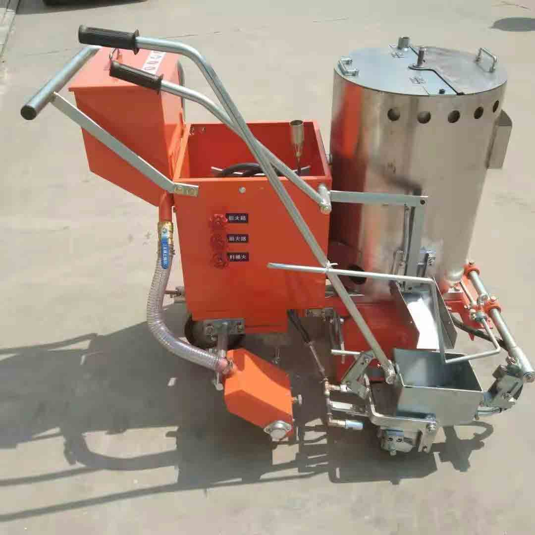 Hot melt road marking machine